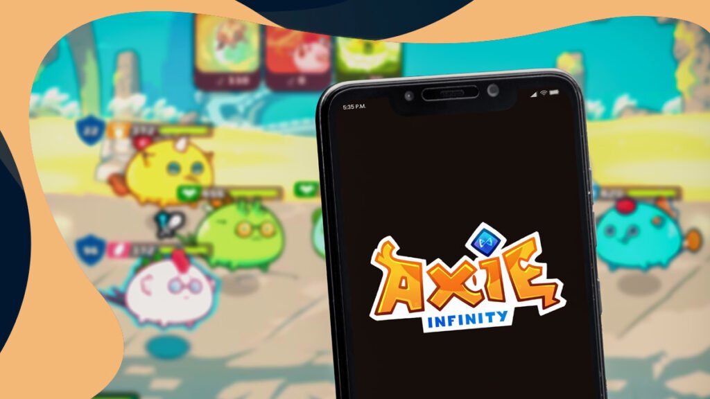 predicción de precios de Axie Infinity novedades teléfono con logo axie