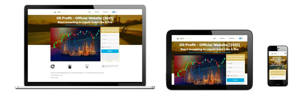 Oil Profit responsive website design
